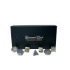 Set de dados poliédricos Element - Aluminio sólido