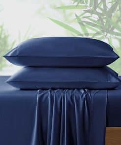 Conjunto de 4 Piezas de Sábanas Queen Size de Fibra de