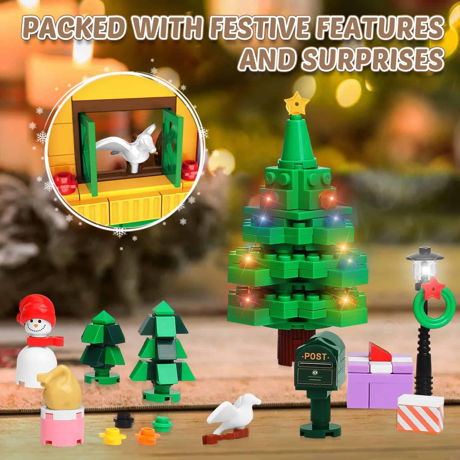 Kit de construcción de la Casa de Jengibre de Santa para - Imagen 4