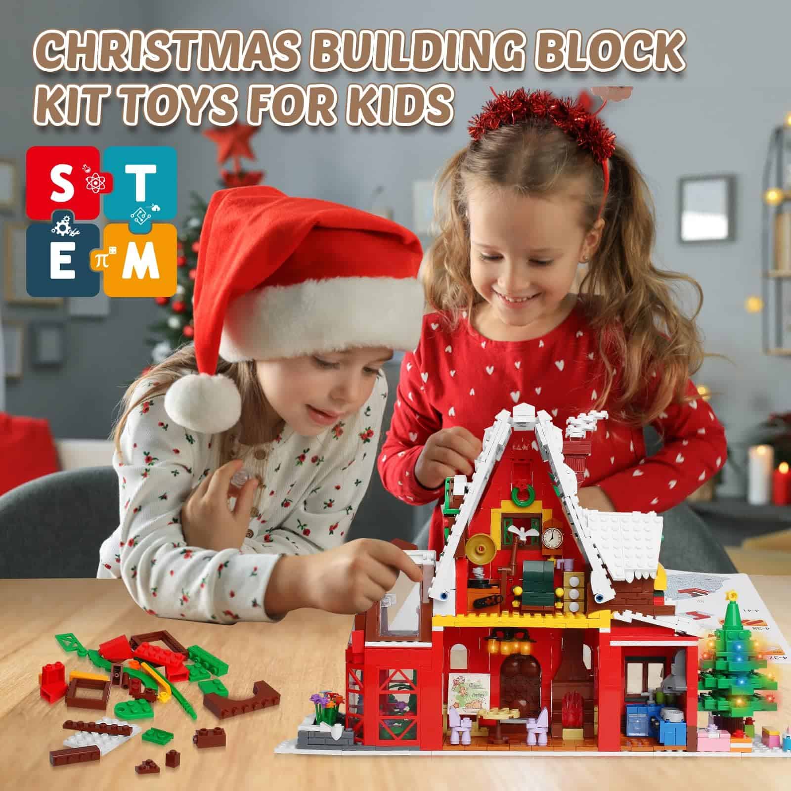 Kit de construcción de la Casa de Jengibre de Santa para - Imagen 3