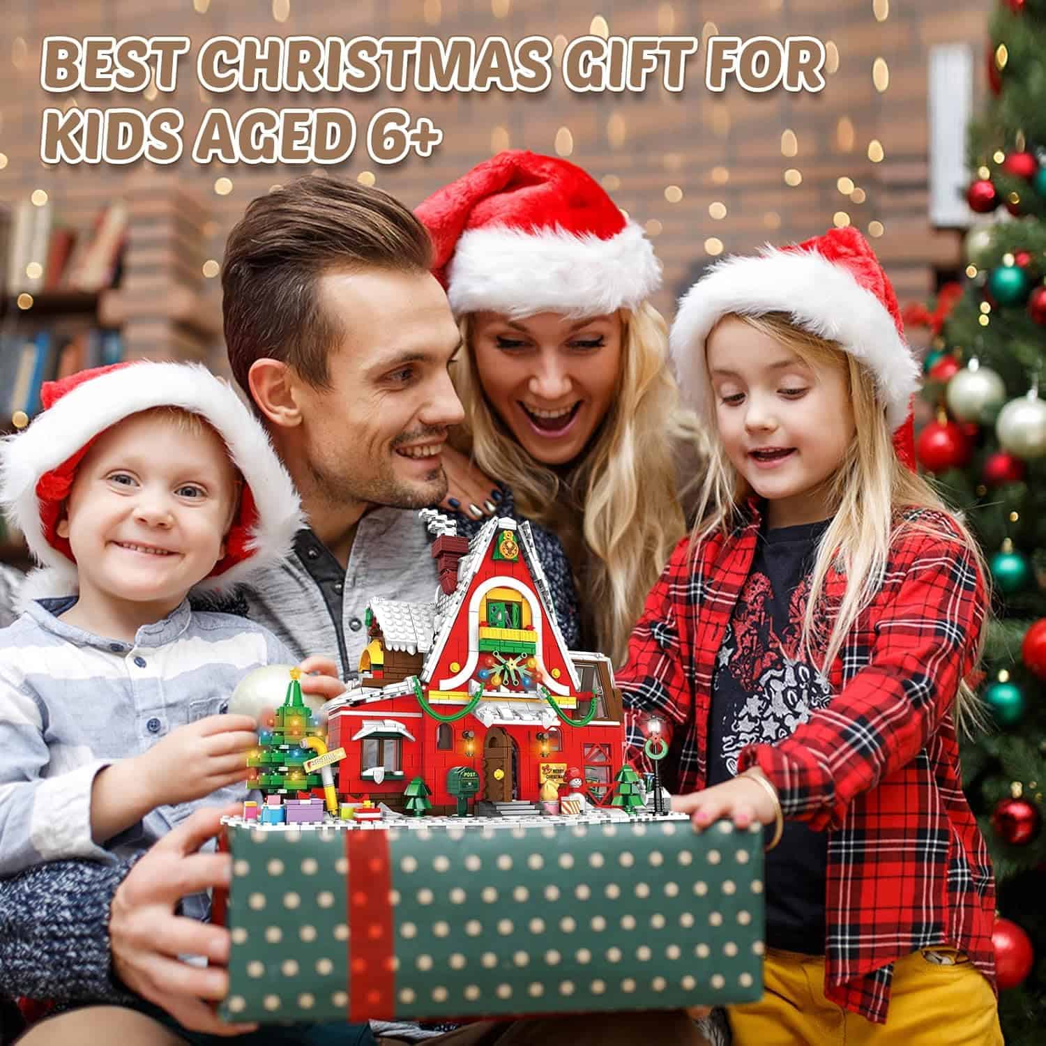 Kit de construcción de la Casa de Jengibre de Santa para - Imagen 7