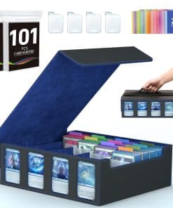 Caja de almacenamiento de cartas de intercambio -Azul