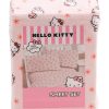Juego de sábanas de algodón Hello Kitty de -Rosa con Flores