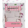 Juego de sábanas de algodón Hello Kitty de -Rosa, Azul y Laz