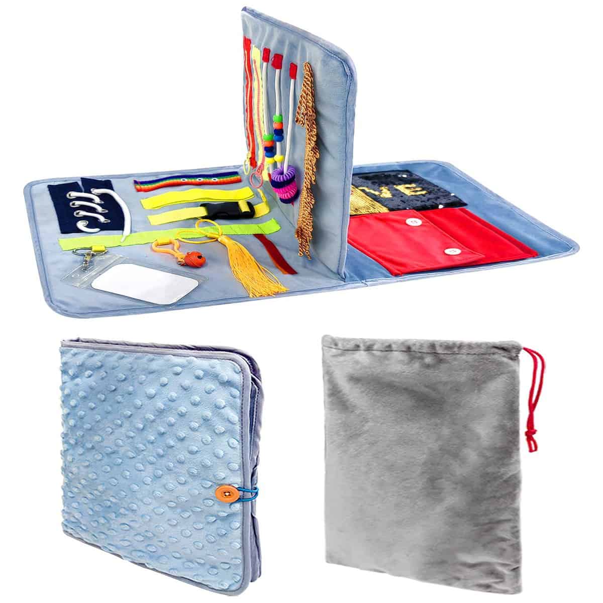 Manta de Fidget para Adultos con Demencia, Actividades para