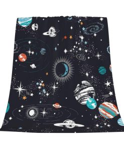 Manta de Felpa Estampado de Galaxia Espacial Constelación