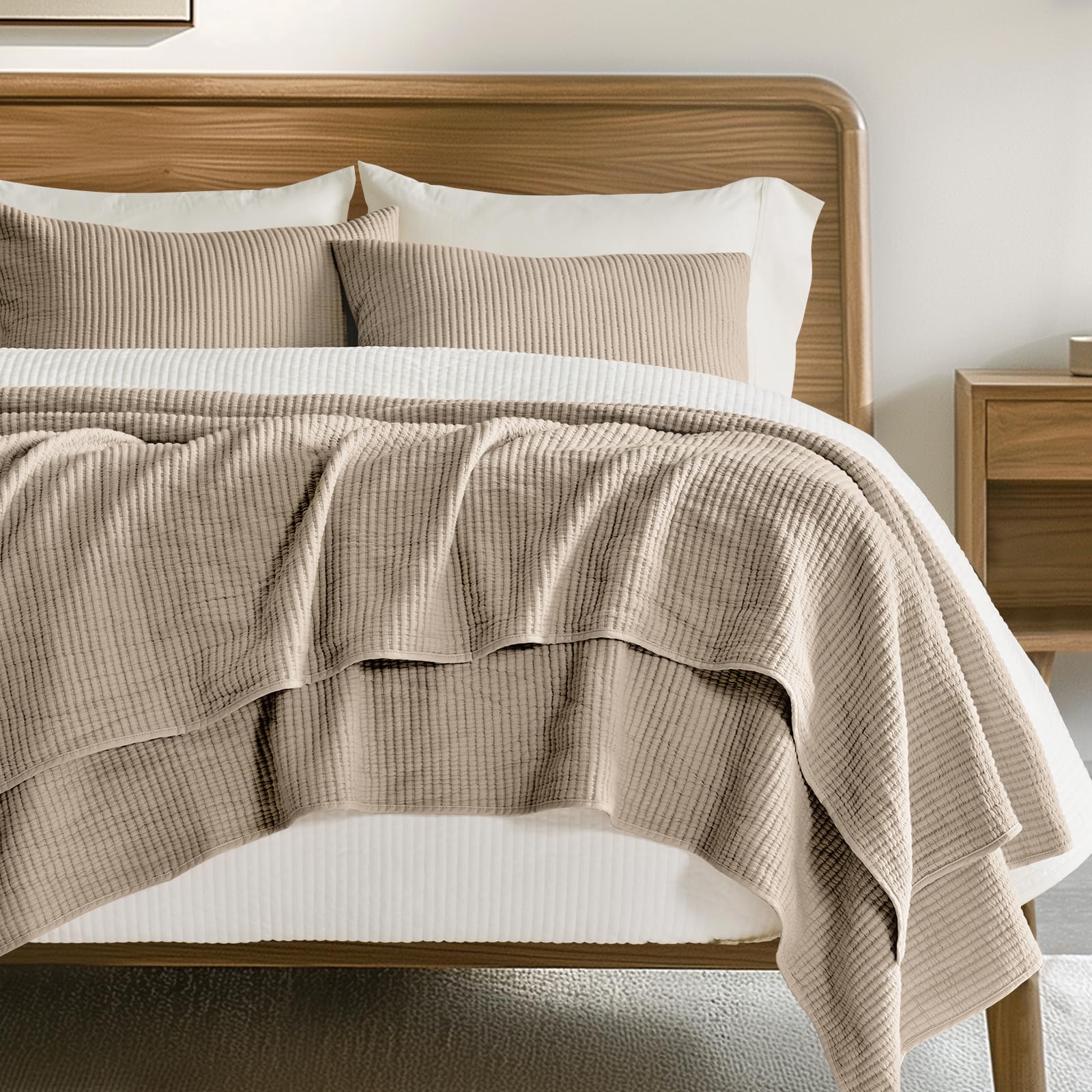 Evergrace Juego de Cubrecamas de Algodón Tamaño