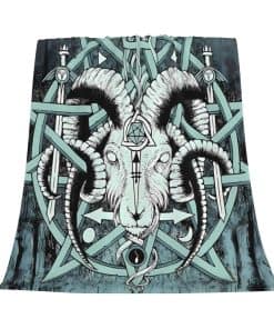 Manta de Felpa Satán y Satánico Satanismo para Sofá Silla