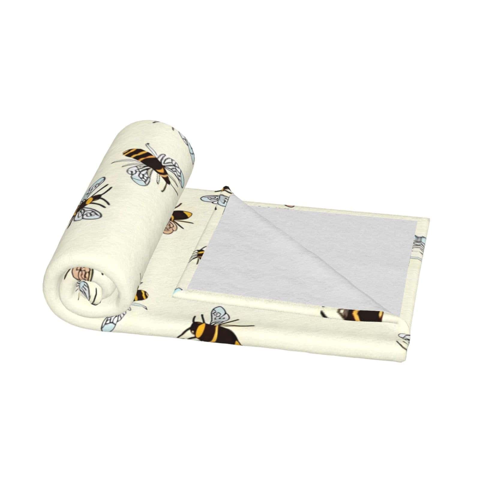 Manta de Franela con Estampado de Abejas para Sofá Silla - Imagen 4