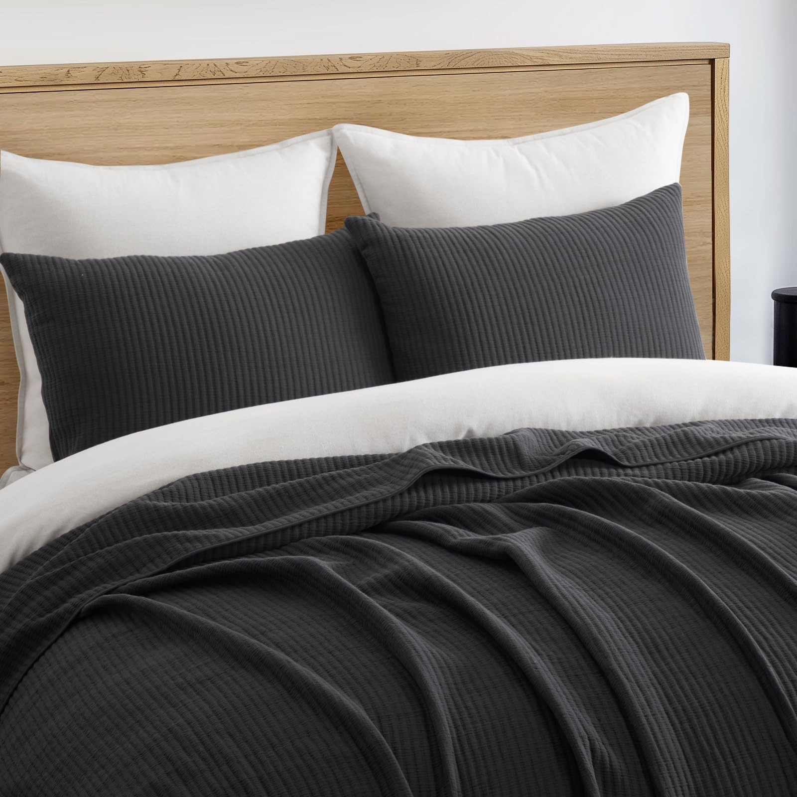 Juego de Colchas de Algodón EVERGRACE Tamaño - Imagen 5