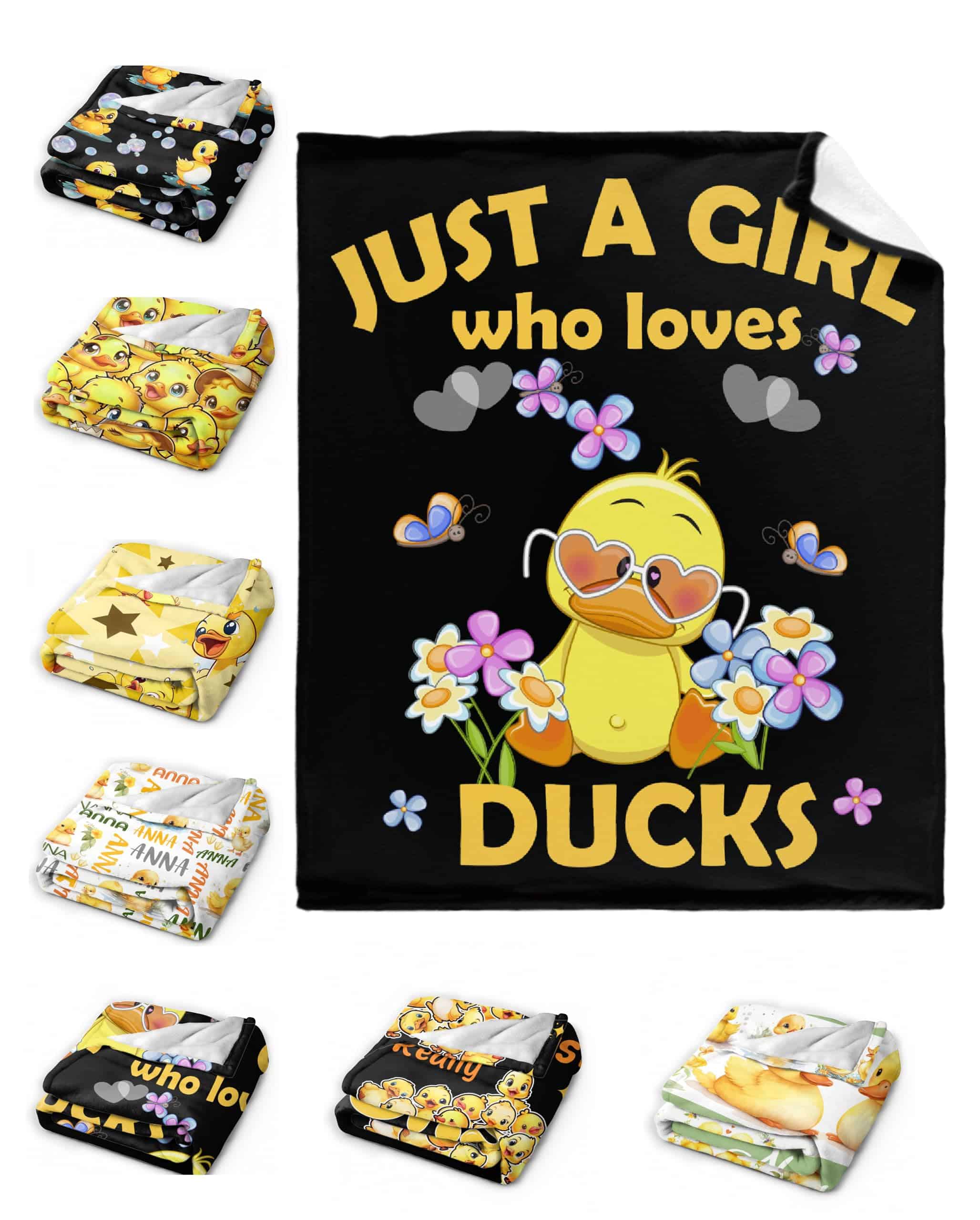 Manta de Pato para Niñas Adultos Manta Divertida para Niños