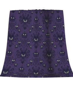 Manta de lana con estampado de la Mansión Embrujada para