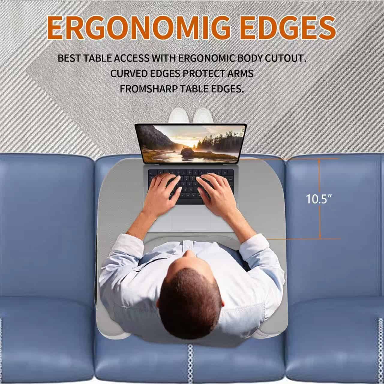 YUTANGJINHE Almohada de Lectura para Gaming, Almohada de - Imagen 3