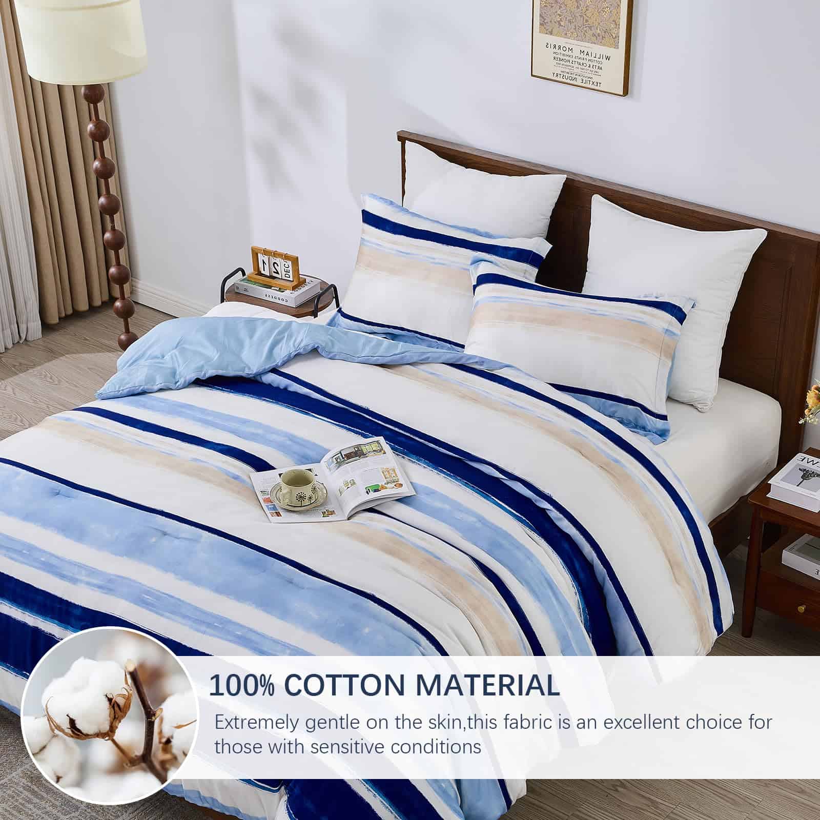 Edredones tamaño King EWlinens, Juegos de Edredones para - Imagen 8