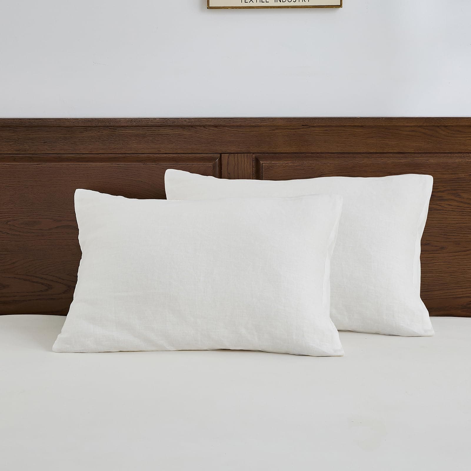 Juego de Edredón de Lino SahSahCasa Tamaño King - 100% Lino - Imagen 9