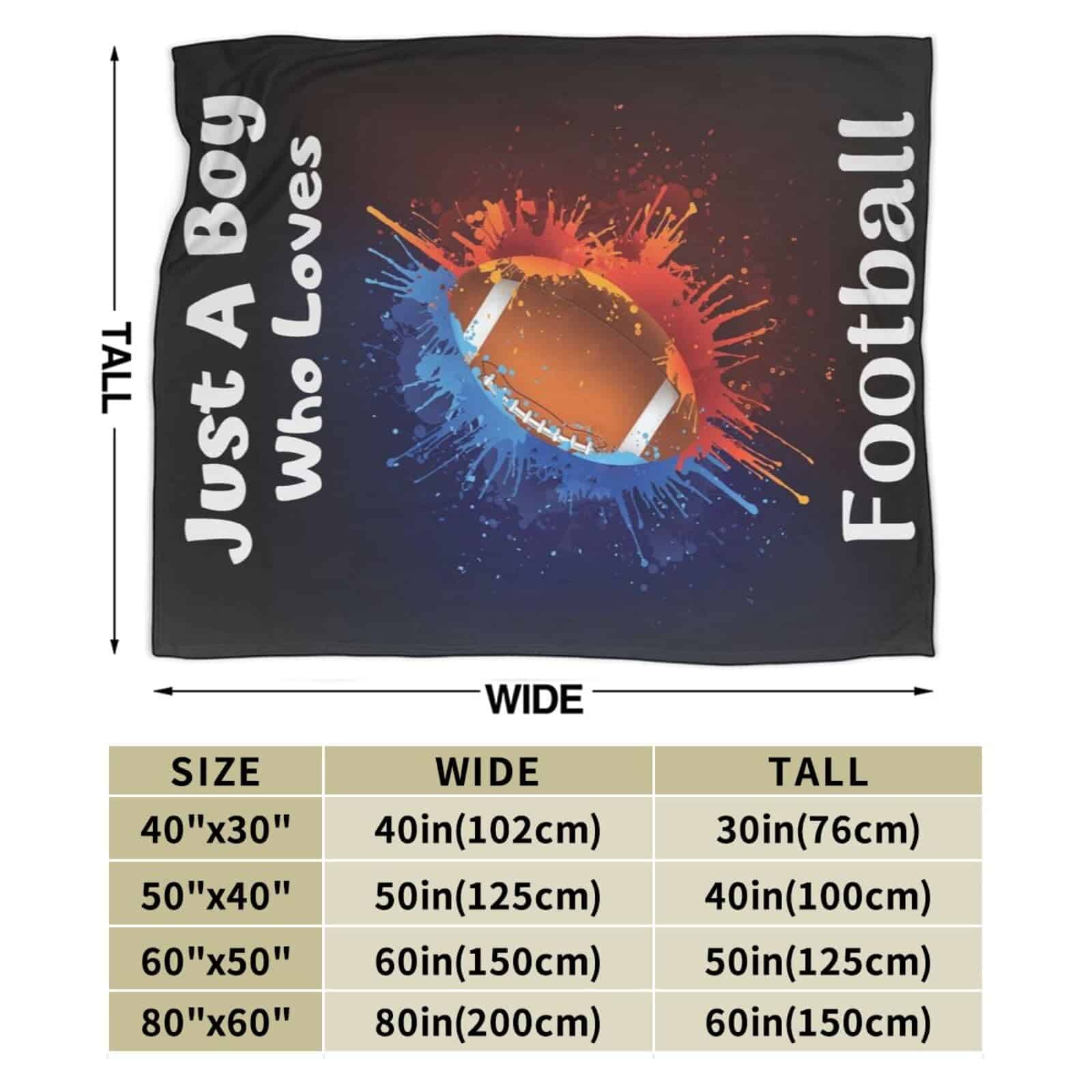 Manta de Fútbol Solo un Niño que Ama el Fútbol Mantas para - Imagen 4