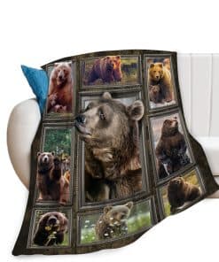 Manta de Franela de Felpa con Estampado de Animales para