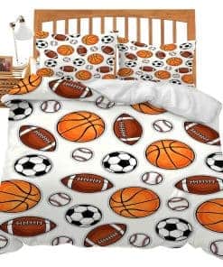 Set de edredón de béisbol baloncesto fútbol fútbol para