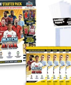 Paquete Inicial de Tarjetas de Fútbol Topps Match Attax