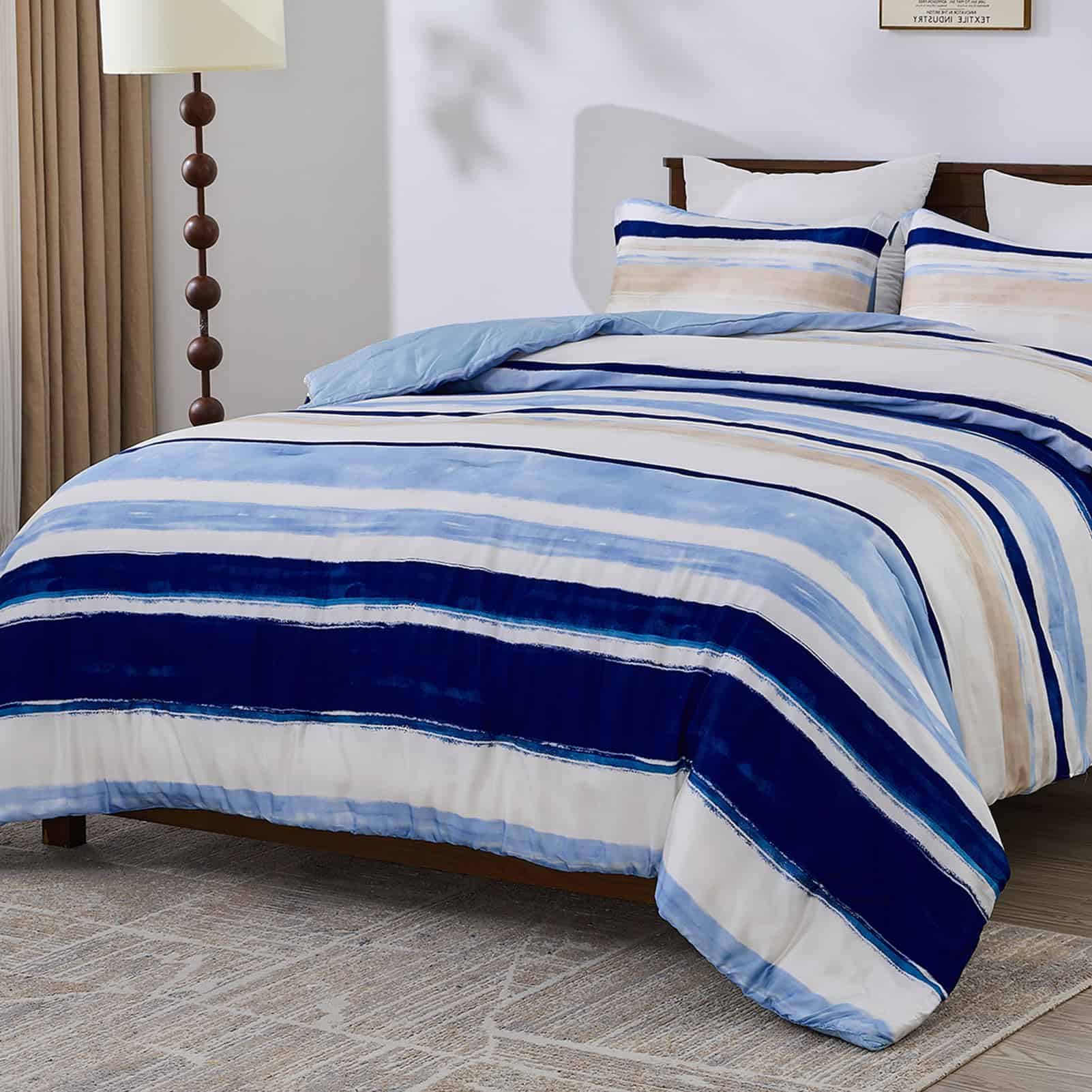 Juego de ropa de cama de lujo Finlonte King - Edredón Queen