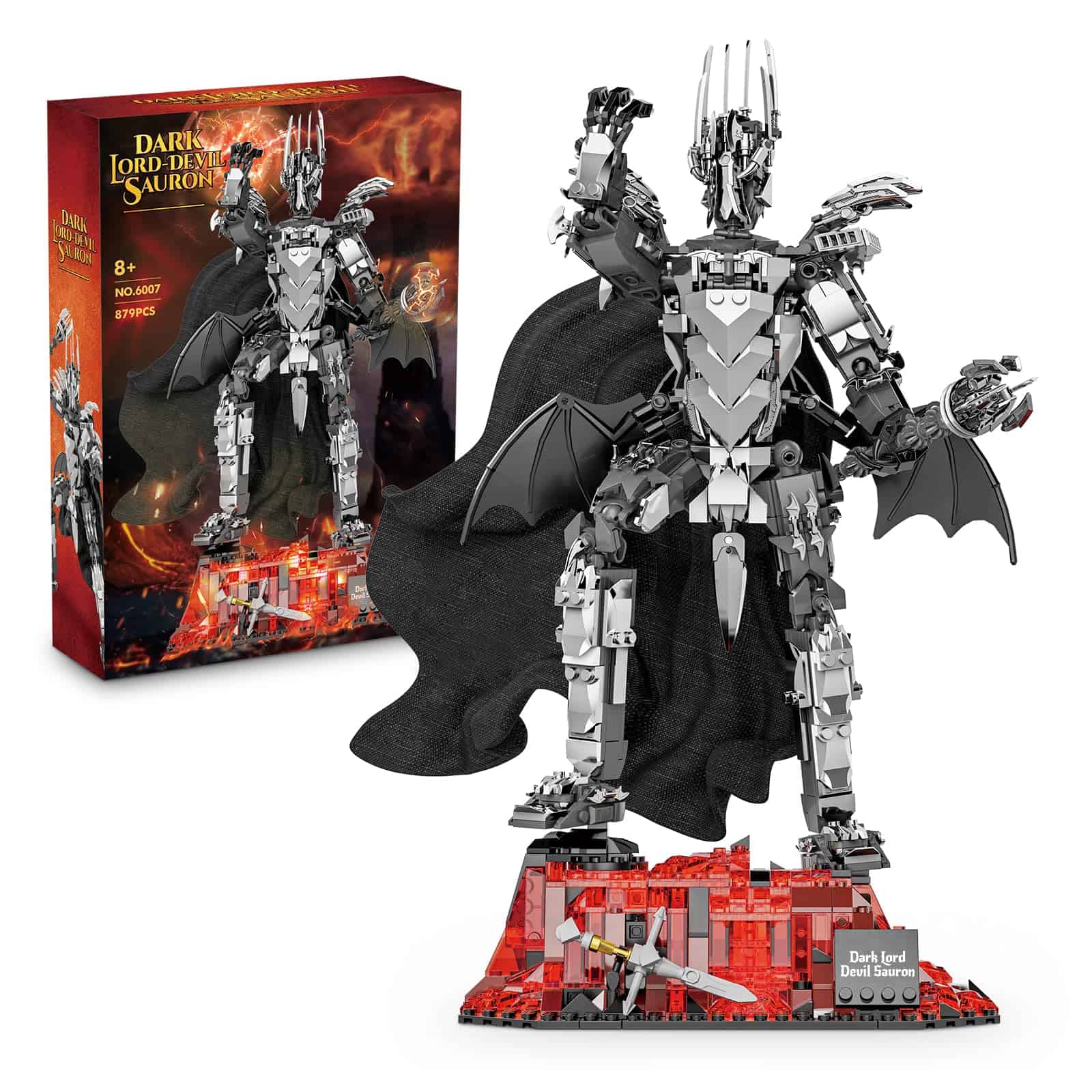 Set de Construcción de Mech Lord Sauron Oscuro YEECHAO,