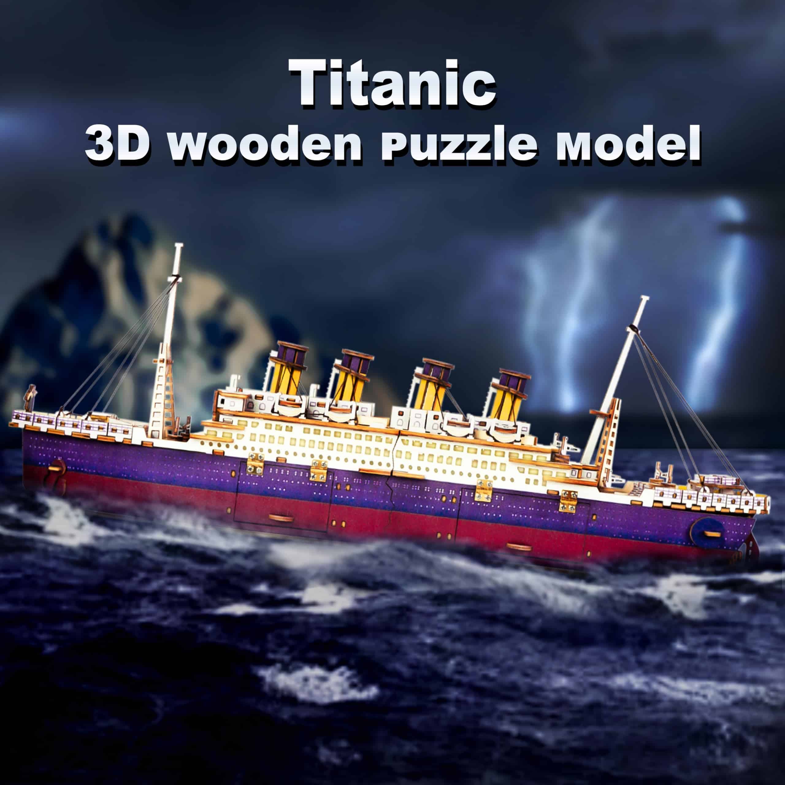 Rompecabezas 3D del Titanic para Adultos, Modelo de Barco - Imagen 3