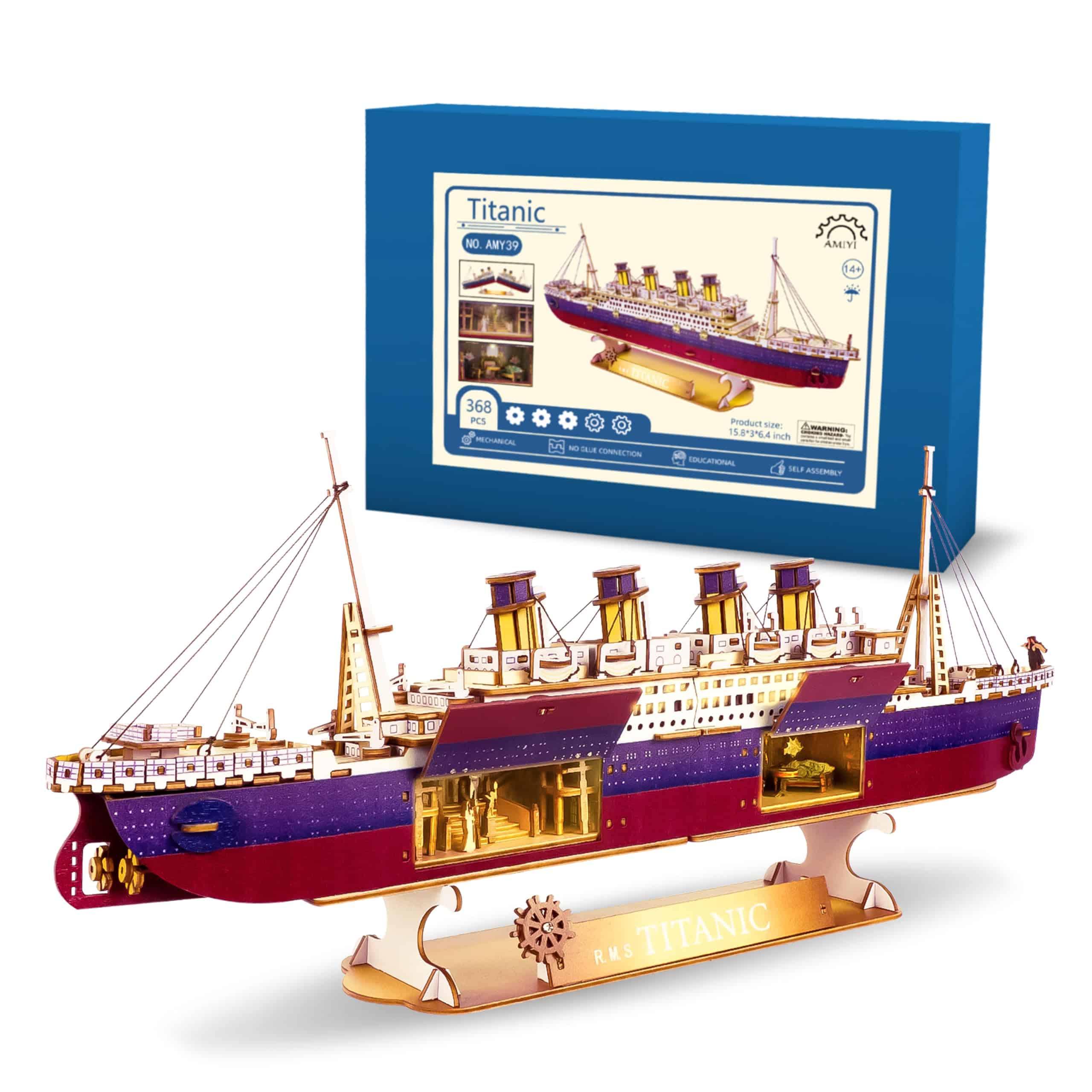 Rompecabezas 3D del Titanic para Adultos, Modelo de Barco