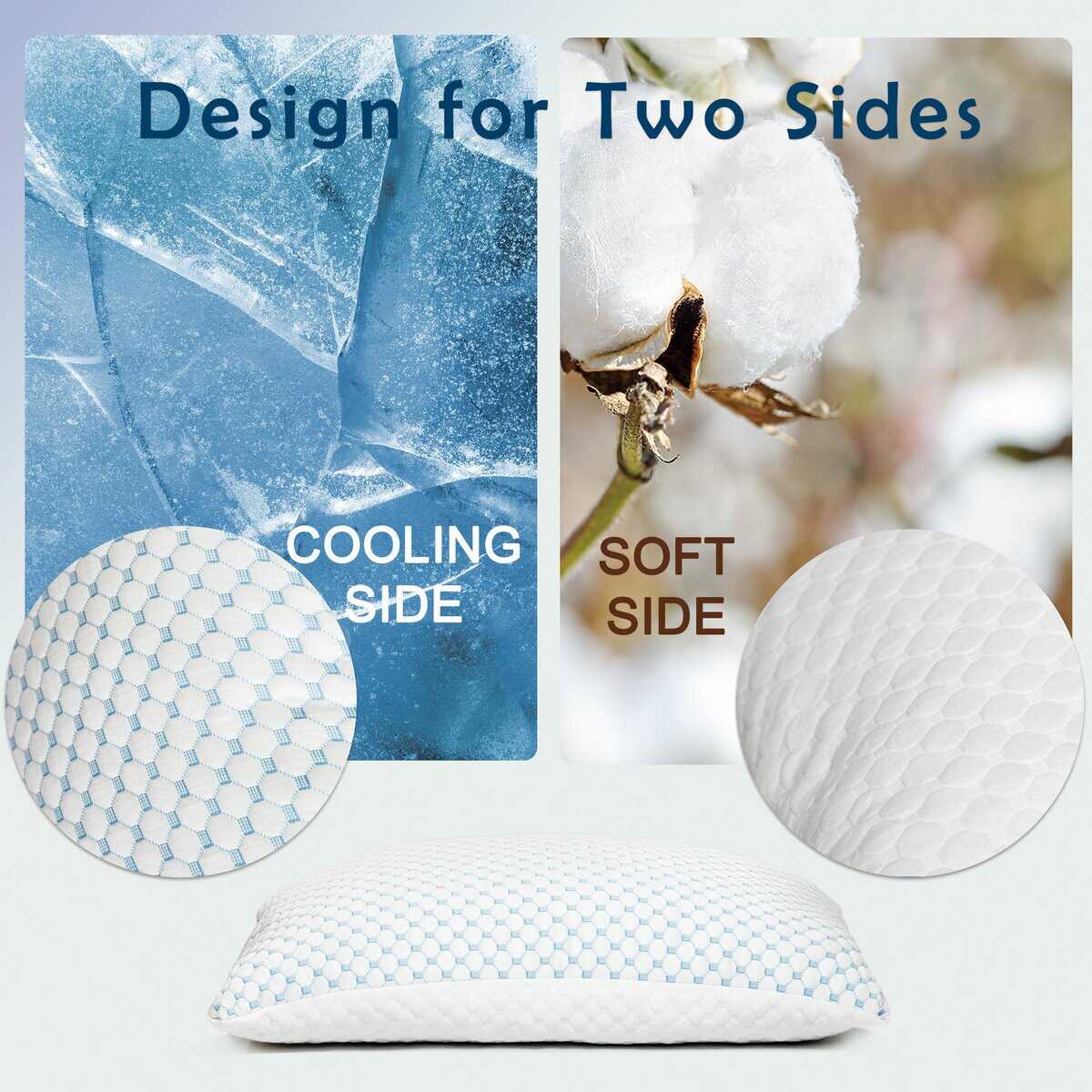 Almohada de Espuma Viscoelástica Ajustable Premium JMZANSI - Imagen 3