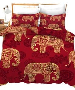 Juego de Ropa de Cama de Elefante Decoración de Elefante