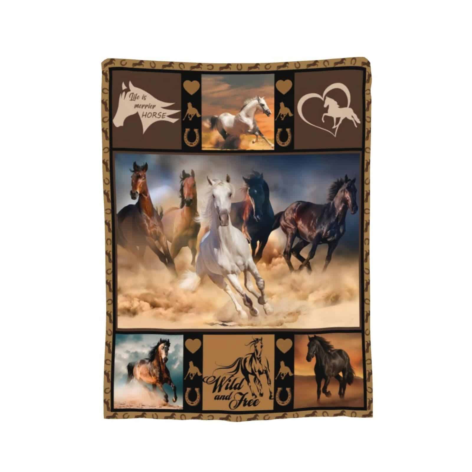 Manta de Caballo para Niña Niño Decoración de Caballos - Imagen 10