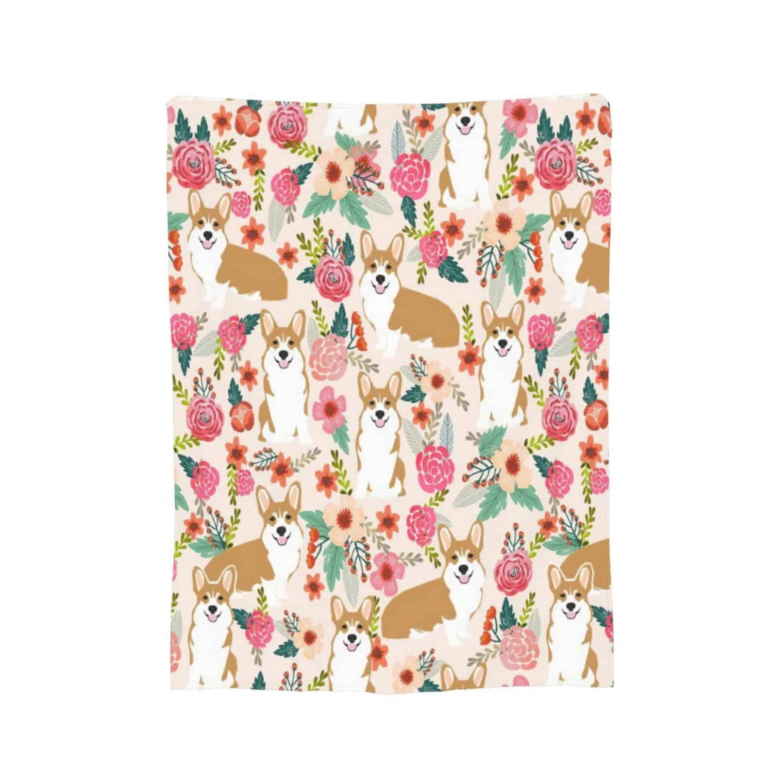 Manta de Corgi Lindo Manta de Perro Corgi Manta de Felpa - Imagen 10