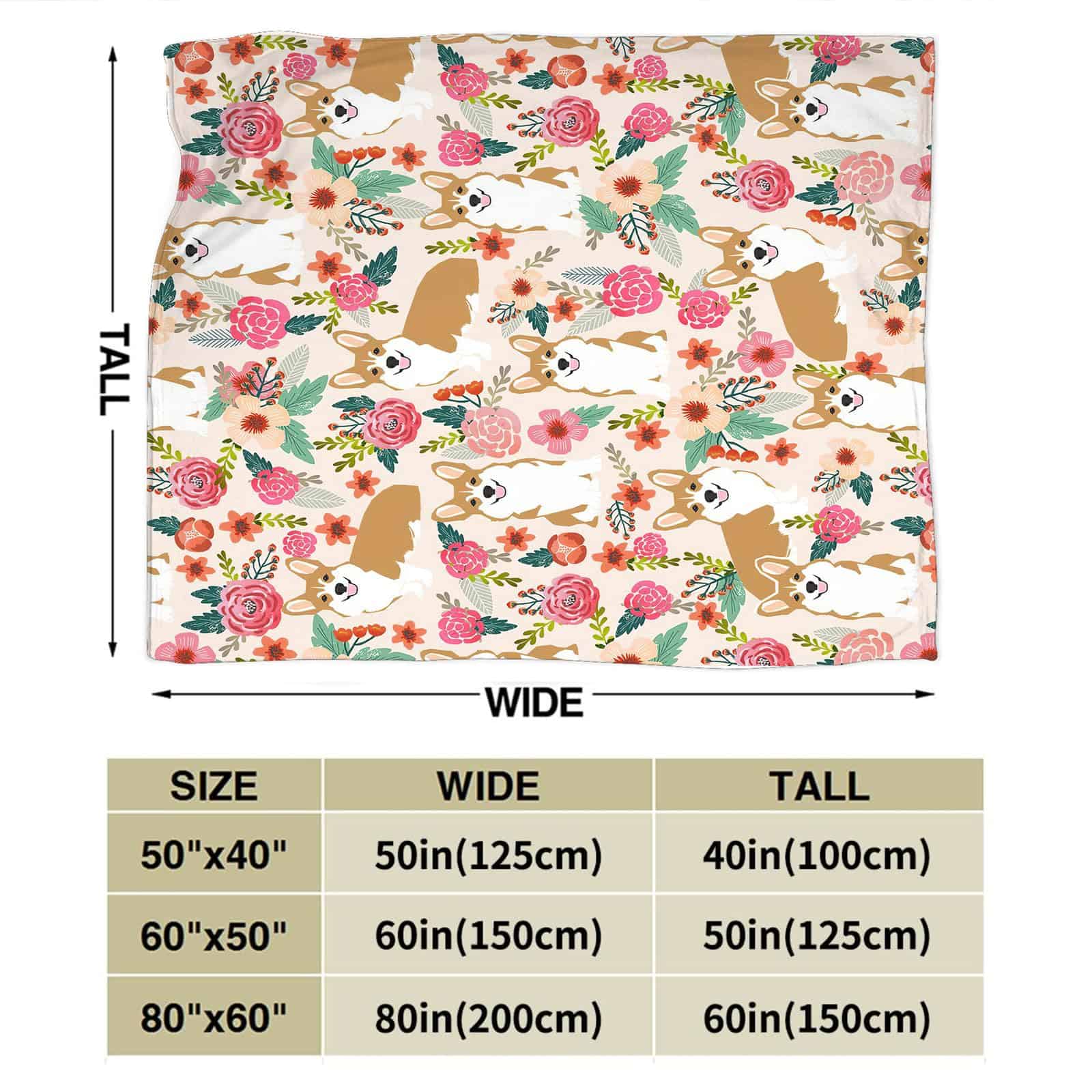 Manta de Corgi Lindo Manta de Perro Corgi Manta de Felpa - Imagen 7