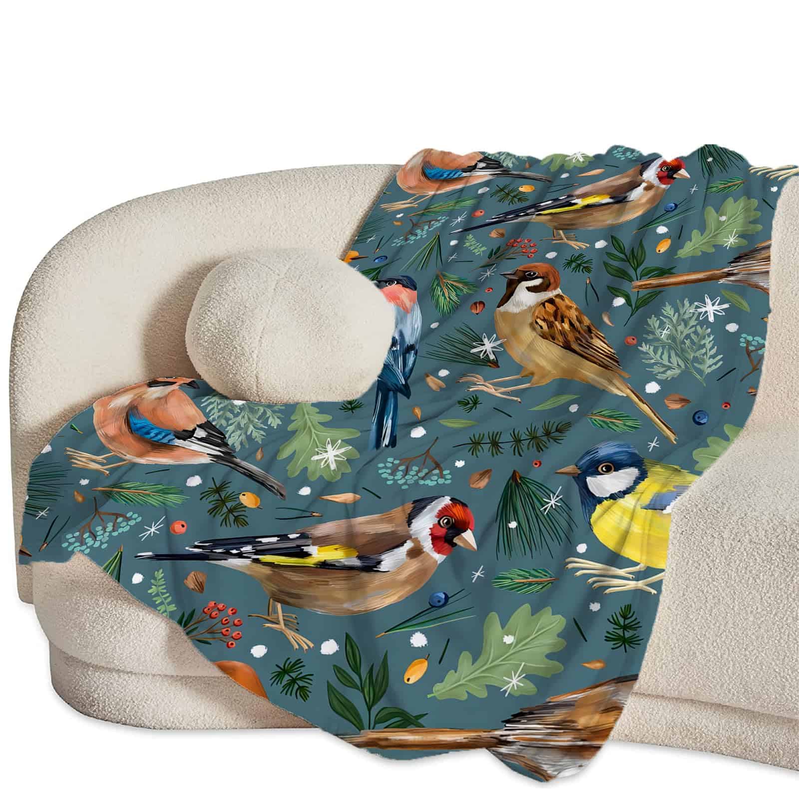 Manta de Aves Súper Suave Cálida y Esponjosa de Franela - Imagen 3