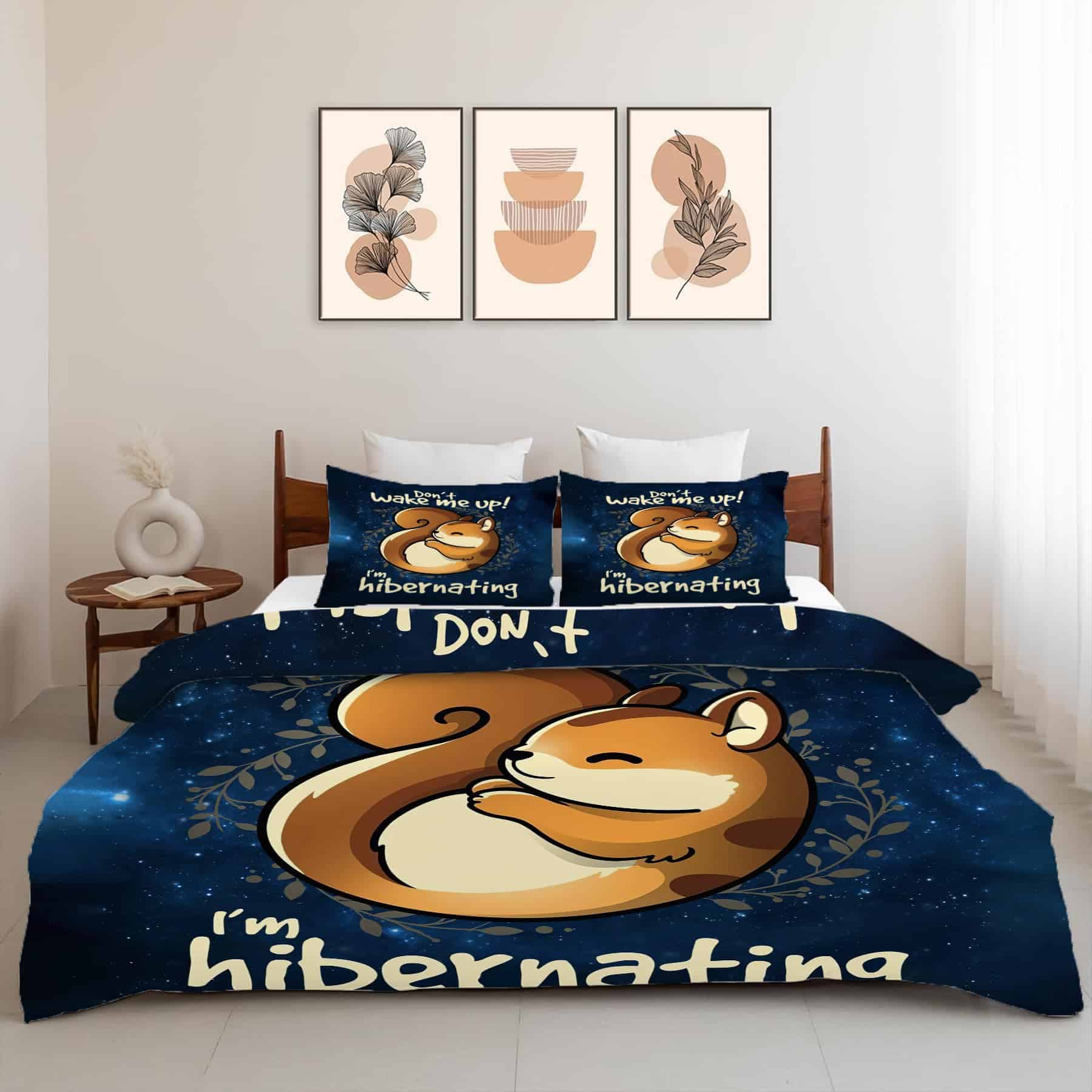 Set de Ropa de Cama Ardilla Juego de Cama Decoración de - Imagen 6