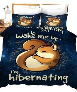 Set de Ropa de Cama Ardilla Juego de Cama Decoración de