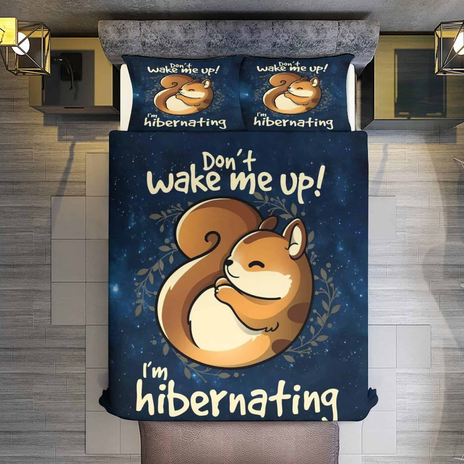 Set de Ropa de Cama Ardilla Juego de Cama Decoración de - Imagen 9