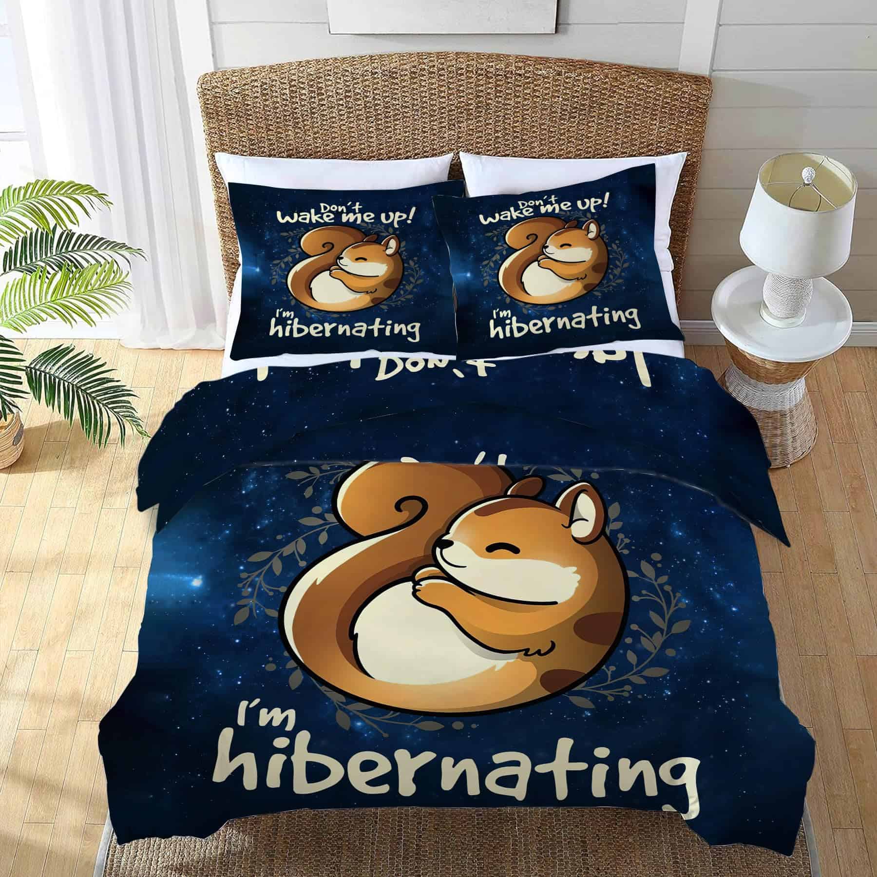 Set de Ropa de Cama Ardilla Juego de Cama Decoración de - Imagen 4