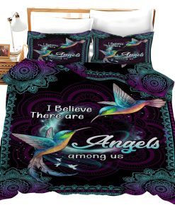 Juego de Ropa de Cama Colibrí Decoración Colibrí Funda