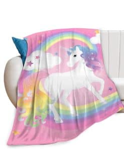 Manta de Unicornio Suave Cálida Acogedora Manta de