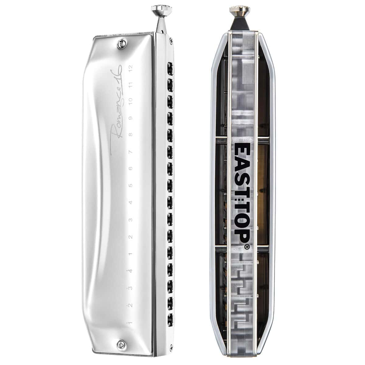 Armonica Cromática EAST TOP ROMANCE de 16 Agujeros,