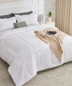 Juego de Edredón California King CozyLux - Edredón Blanco