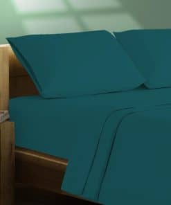 TEXAS LINEN CO. Juego de Sábanas King de 100% Algodón