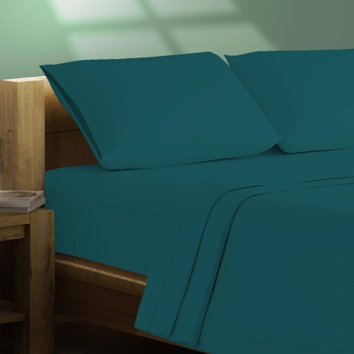 TEXAS LINEN CO. Juego de Sábanas King de 100% Algodón