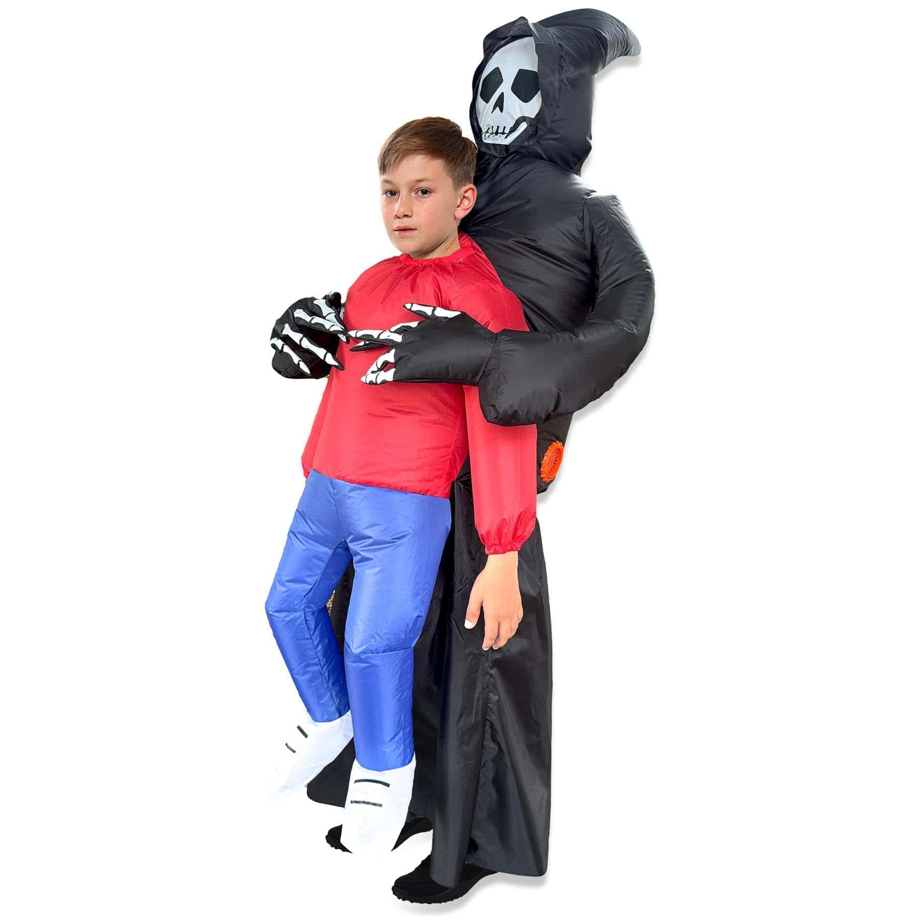 Disfraz Inflable de Fantasma Elige A Mi Calavera Cosplay