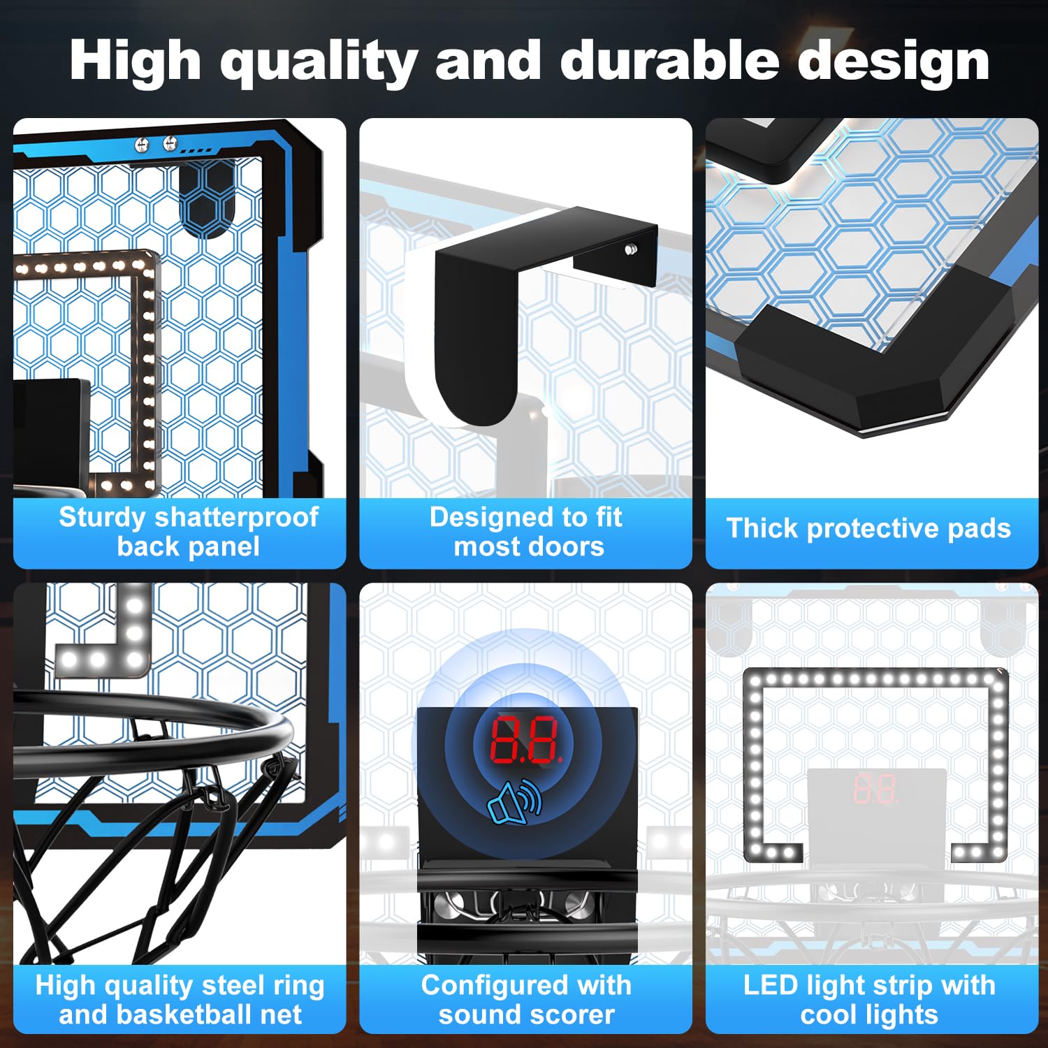 Aro de Baloncesto para Interiores para Niños, Aro de - Imagen 7