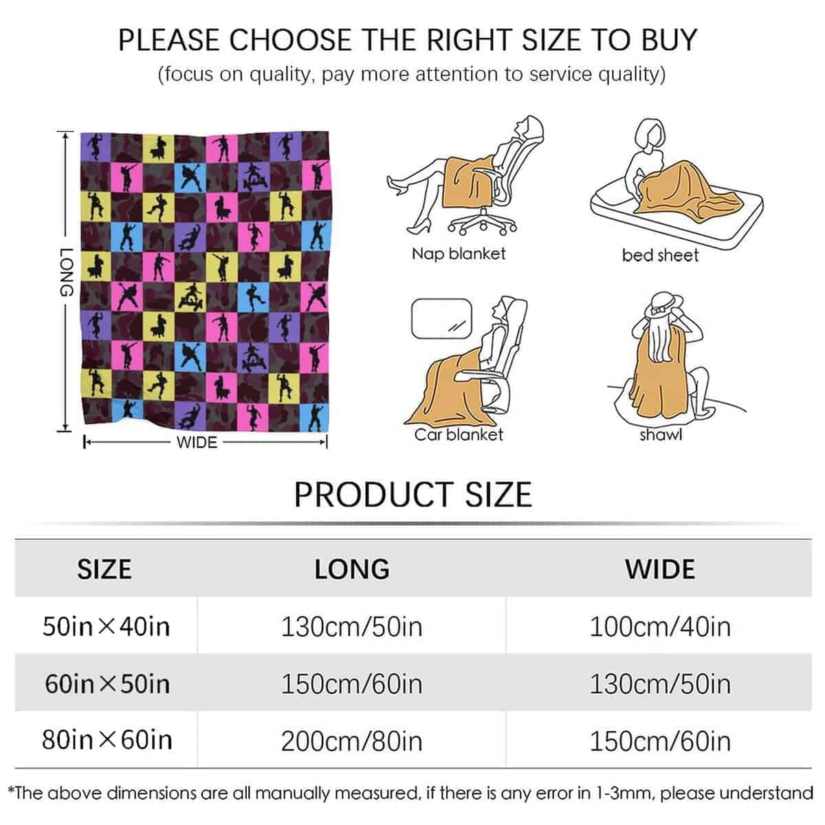 Manta de Juegos, Manta Suave y Acogedora de Felpa para - Imagen 7