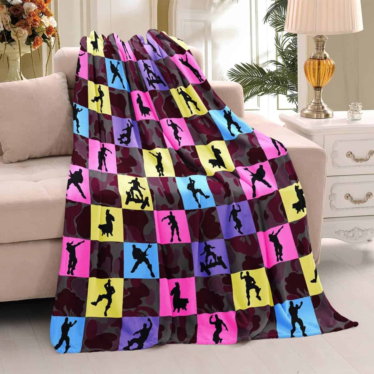 Manta de Juegos, Manta Suave y Acogedora de Felpa para