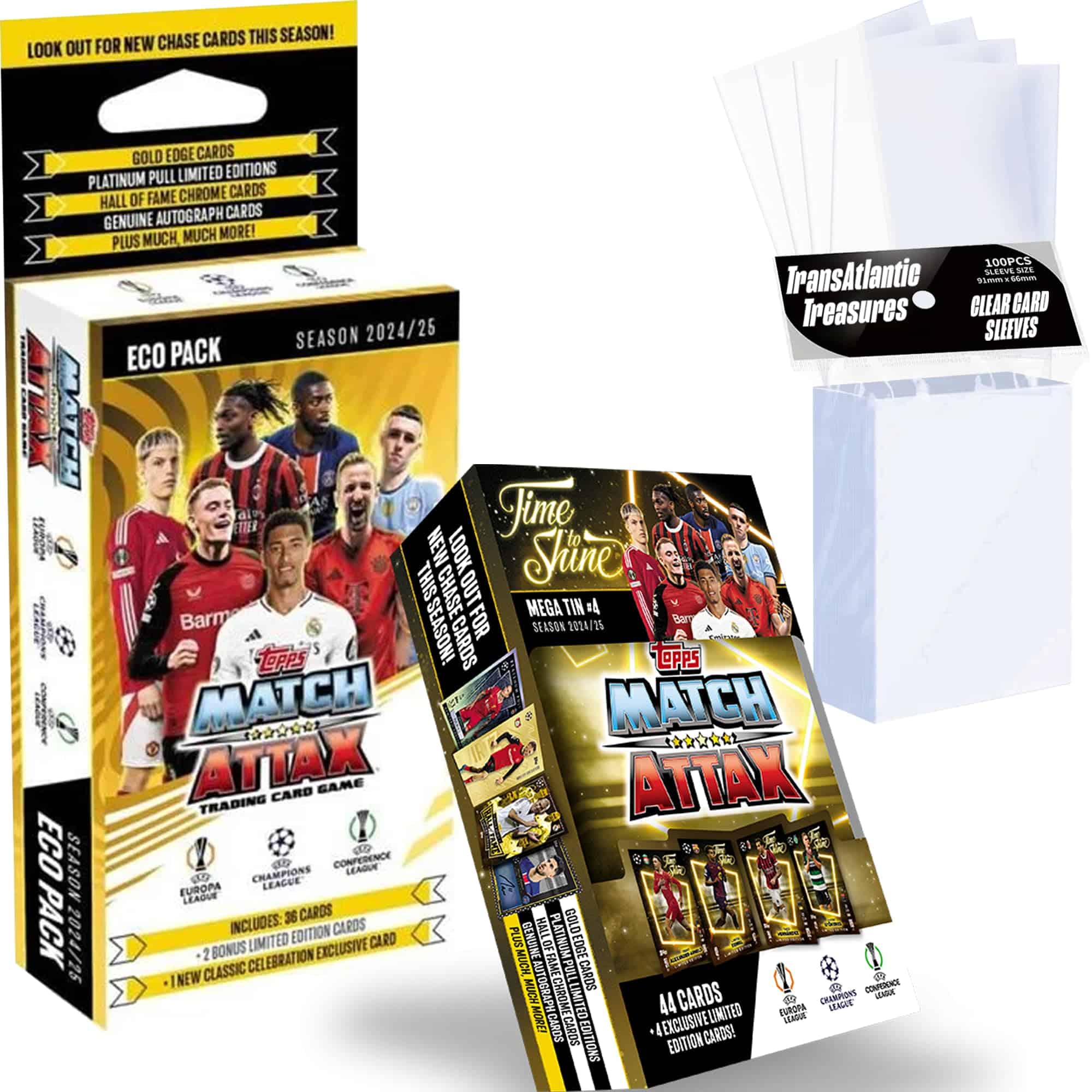 Paquete ecológico de cartas de fútbol Topps -n Clásica