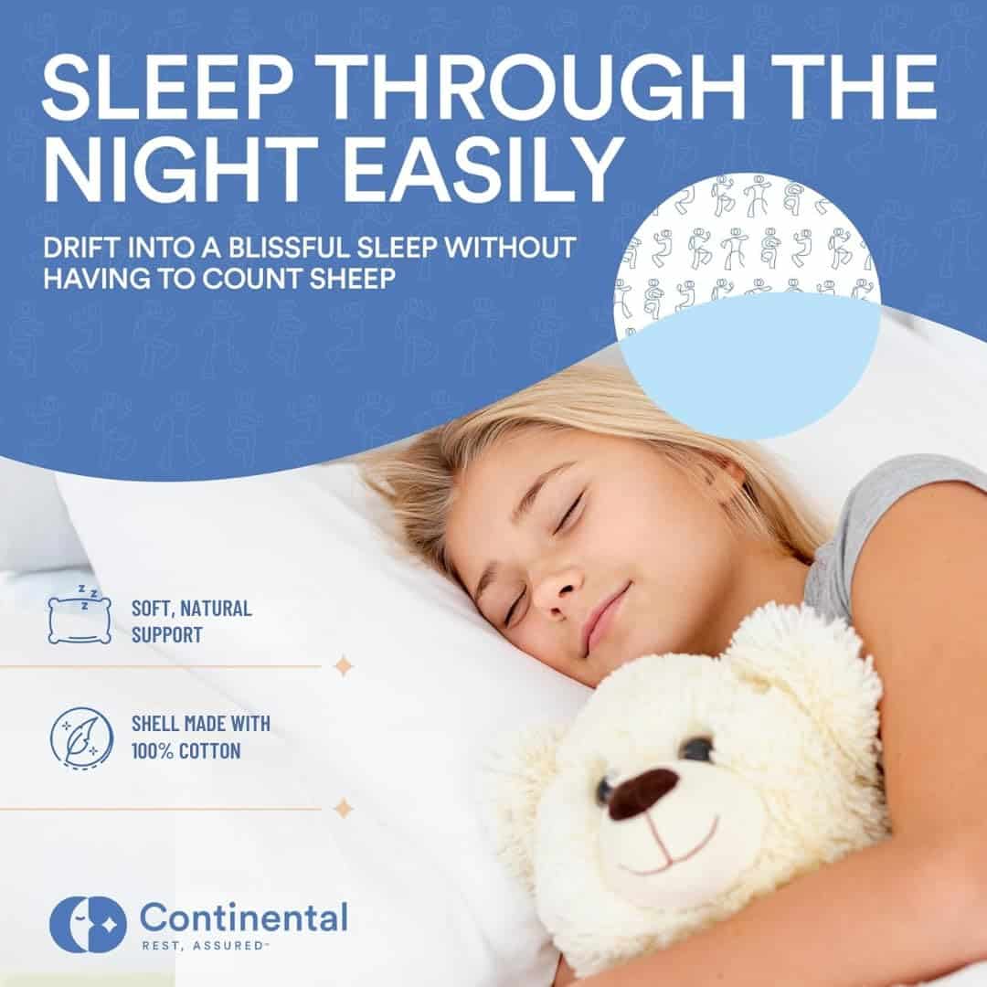 Almohada Infantil Continental Bedding - Alternativa de Lana - Imagen 6