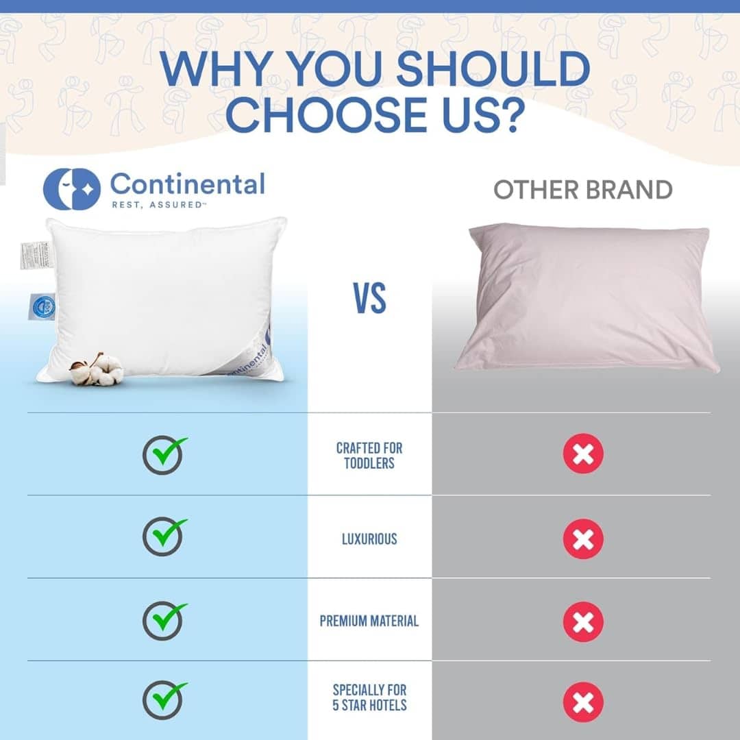 Almohada Infantil Continental Bedding - Alternativa de Lana - Imagen 5